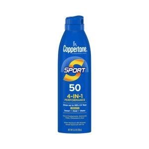 Coppertone Sport Sunscreen Continuous Spray Broad Spectrum SPF 50, 5.5 Ounces