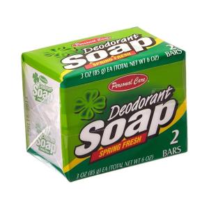 Spring Fresh Personal Care Bar Soap, Deodorant