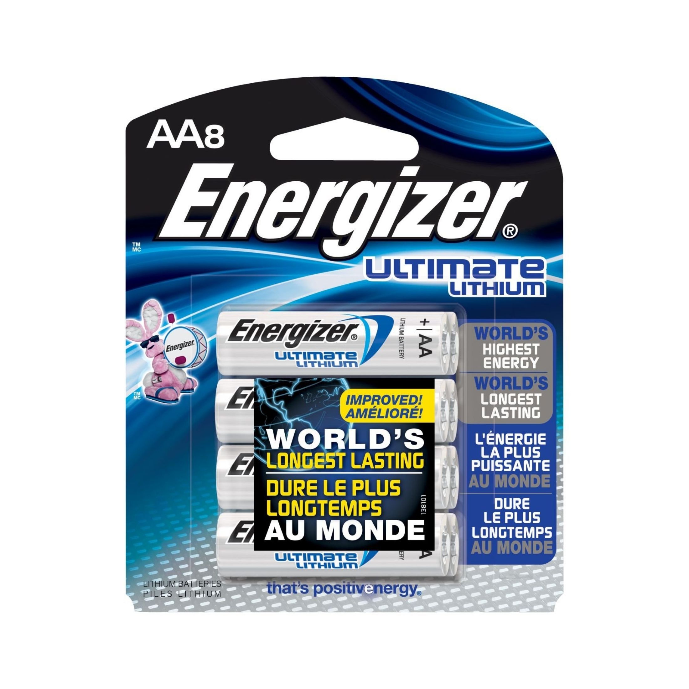 Energizer AA Batteries, Ultimate Lithium Double A Battery
