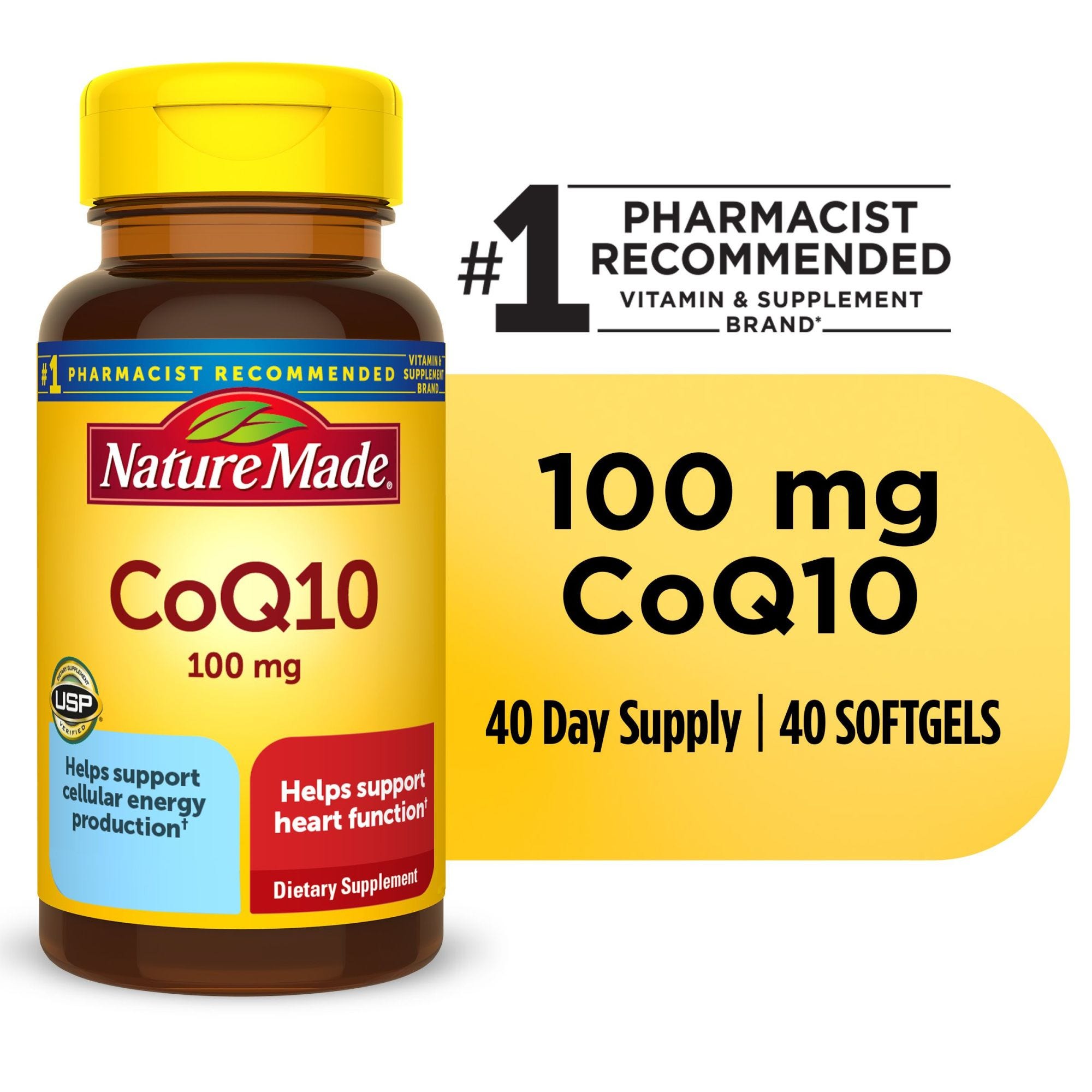 Nature Made Co Q10, 100 Mg, Softgels
