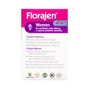 Florajen Womens Multiculture Probiotic Supplement Capsules For Vaginal Health