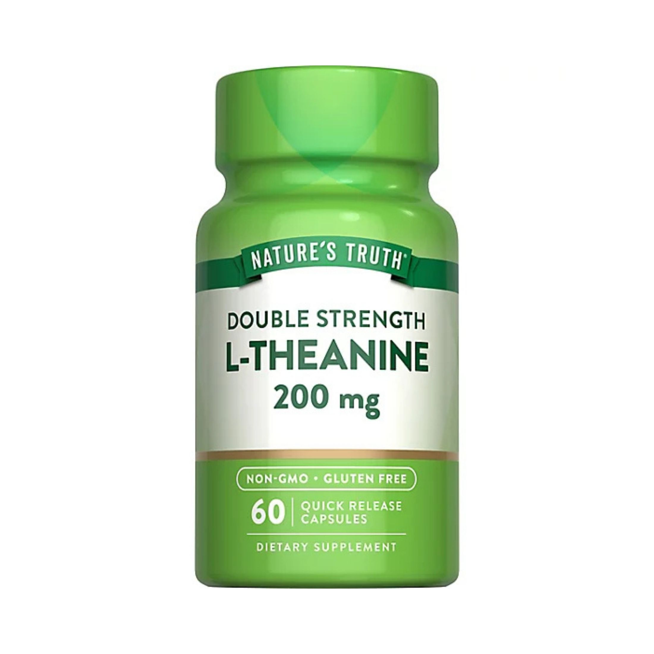 Nature's Truth L-Theanine 200 Mg Dietary Supplement Capsules