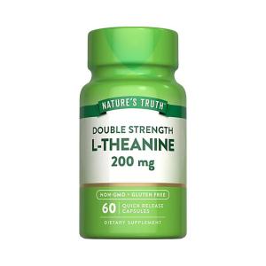Nature's Truth L-Theanine 200 Mg Dietary Supplement Capsules
