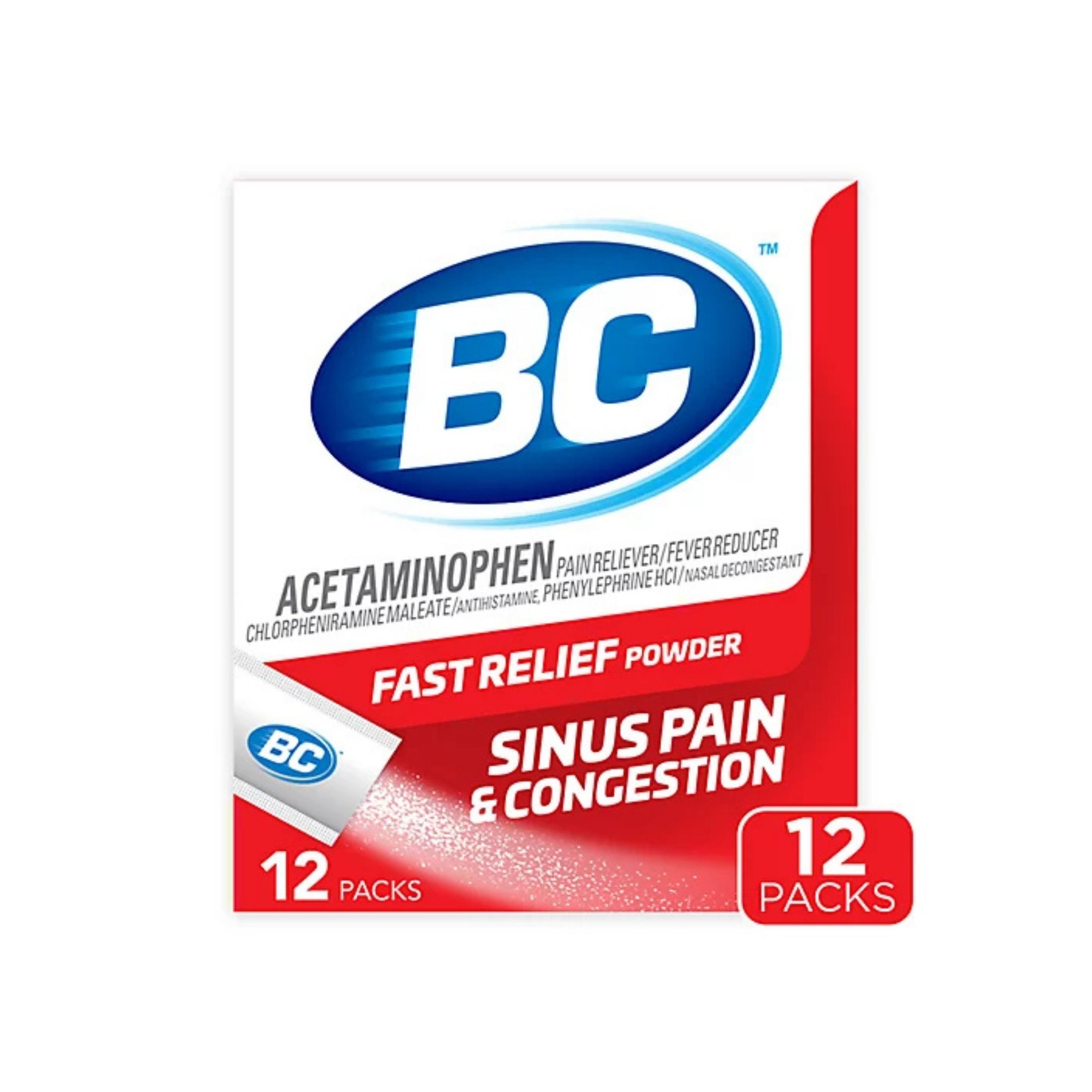BC B&C Sinus Pain & Congestion, Stick Packs, Value