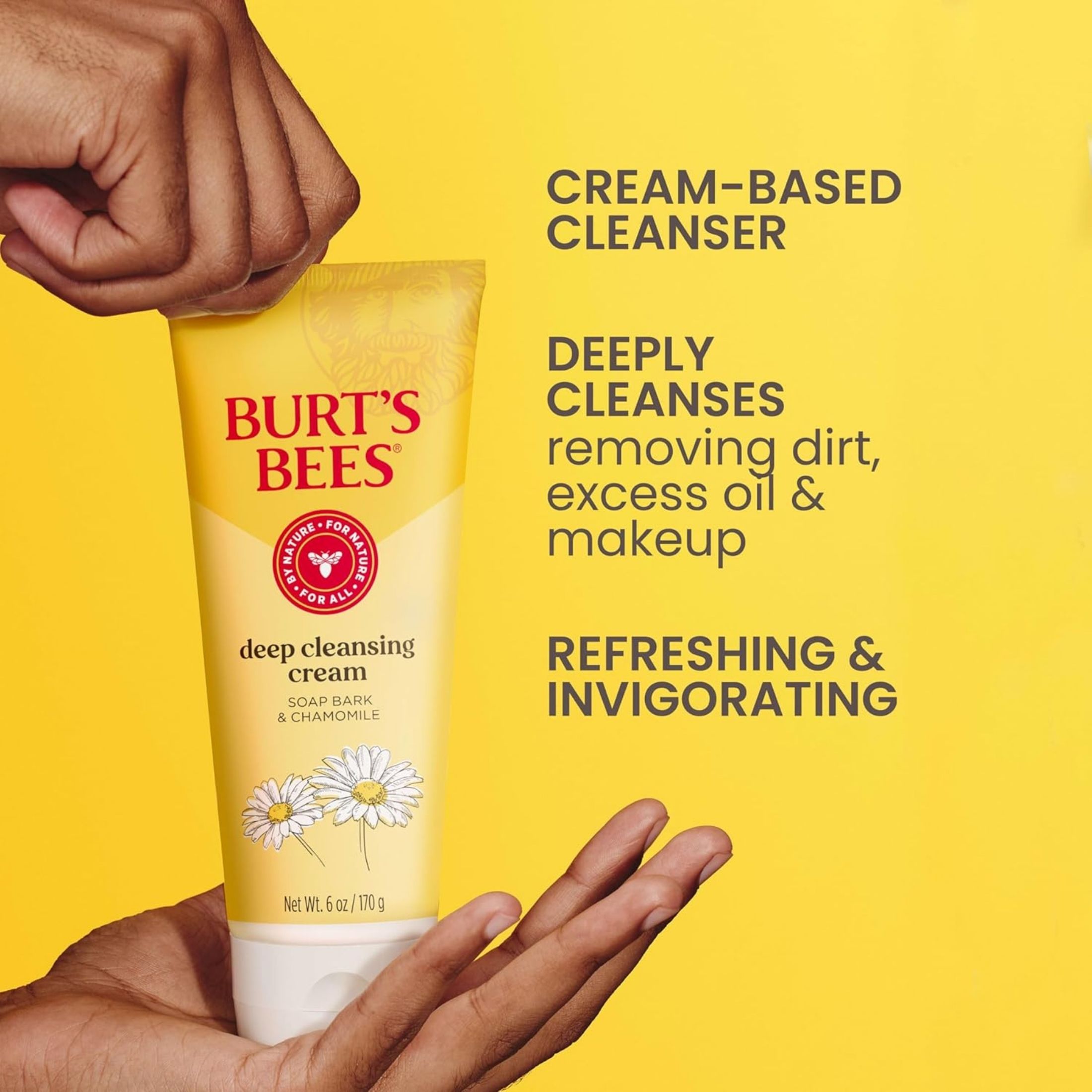Burt's Bees Soap Bark And Chamomile Deep Cleansing Cream - 6oz
