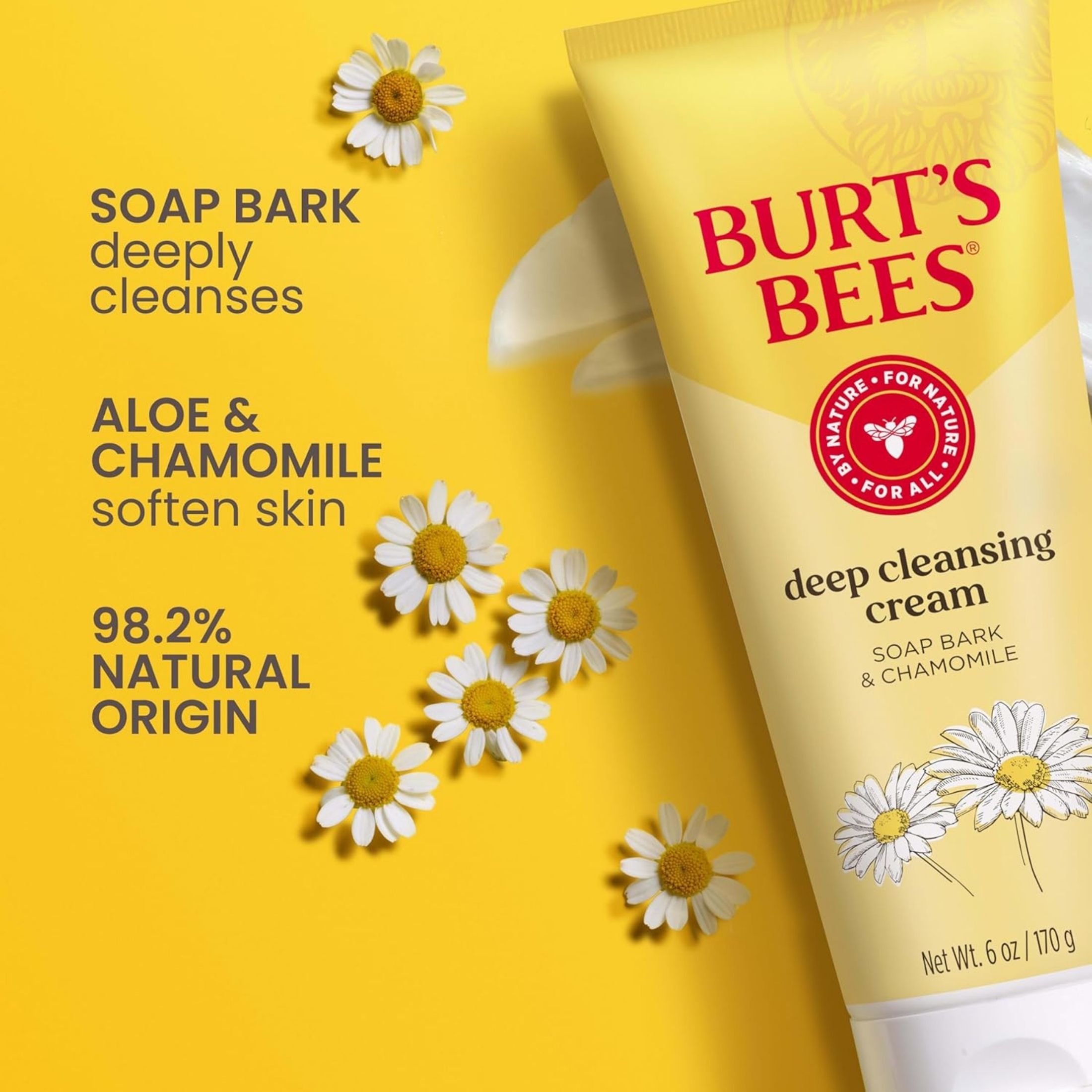 Burt's Bees Soap Bark And Chamomile Deep Cleansing Cream - 6oz