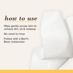 Burt's Bees Towelettes, Facial Cleansing, Cucumber & Sage, Normal To Dry Skin