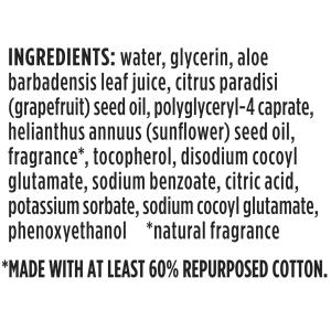 Burt's Bees Clarifying Facial Towelettes For All Skin Types Pink Grapefruit