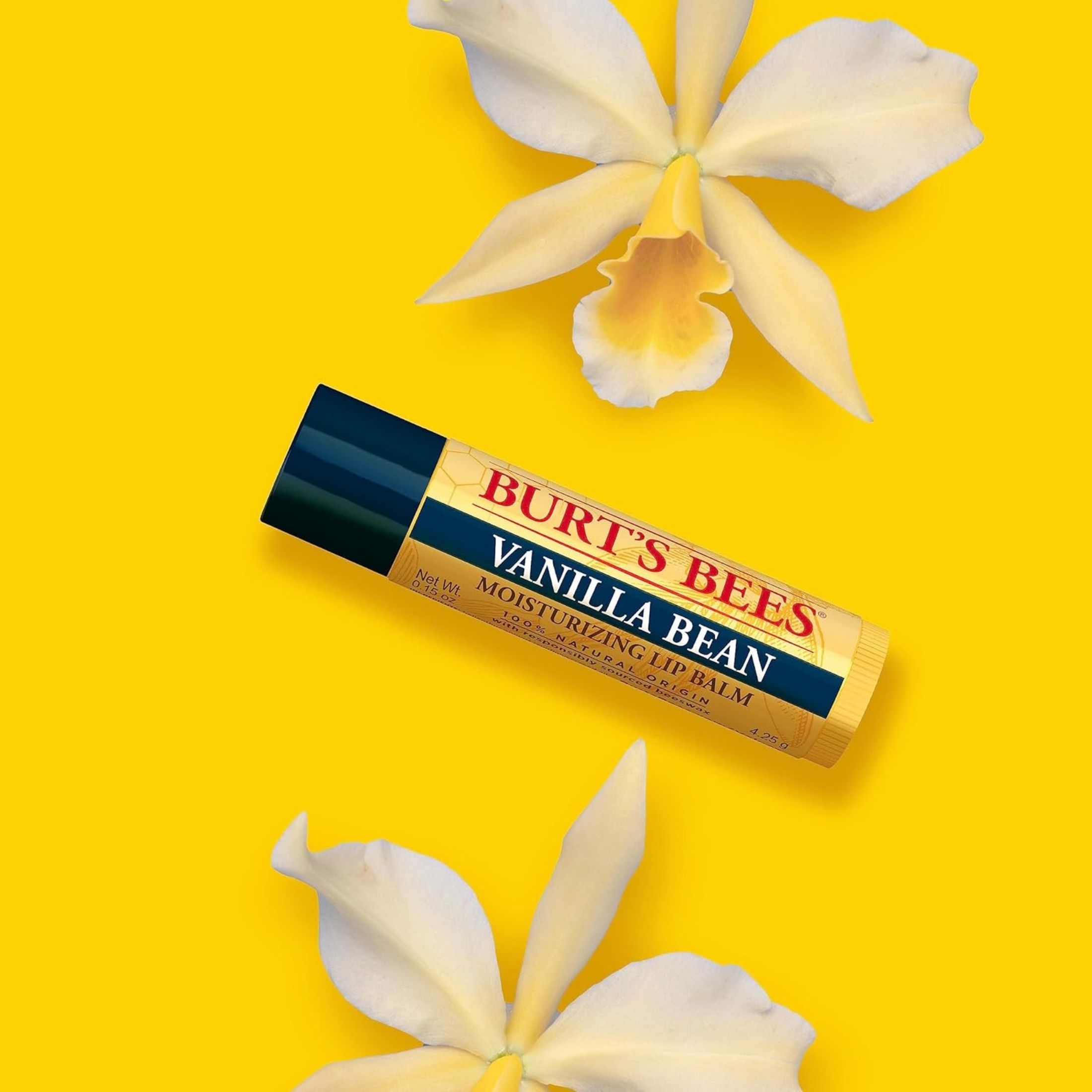 Burt's Bees Vanilla Bean Lip Balm Blister Box - 0.15oz
