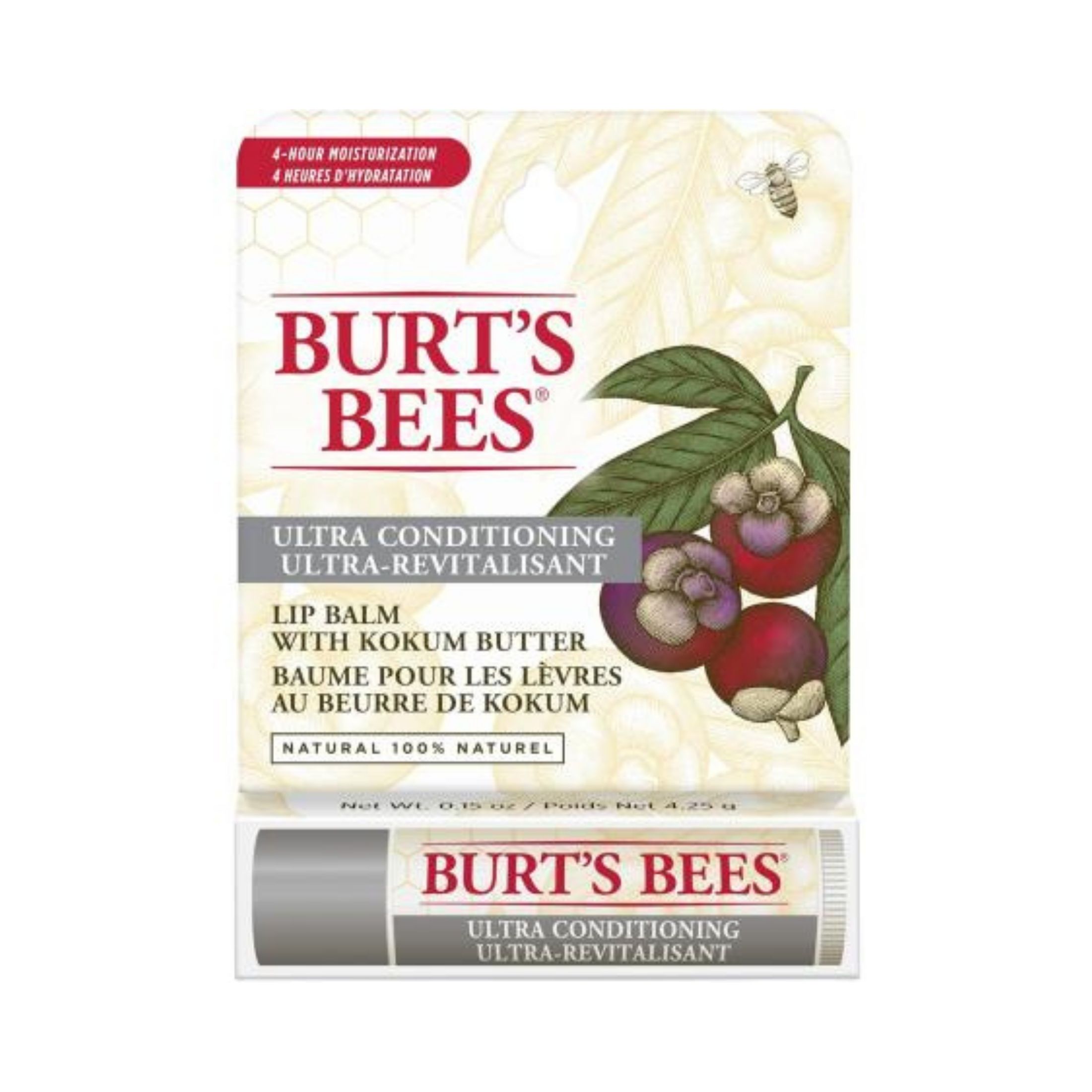 Burt's Bees Ultra Conditioning Kokum Butter Blister 0.15oz Lip Balm