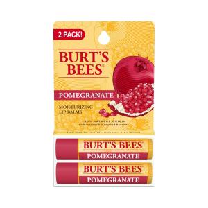 Burt's Bees 100% Natural Moisturizing Lip Balm, Pomegranate, 1 Tube In Blister Box