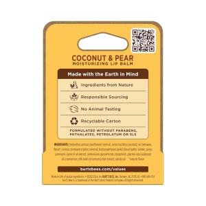 Burt's Bees Coconut And Pear Lip Balm Blister Box - 0.15oz