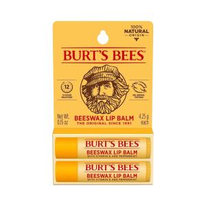 Burt's Bees 100% Natural Origin Moisturizing Lip Balm, Original Beeswax, 0.15 Ounce Tube