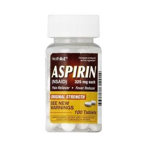 HealthA2Z A2 Aspirin, Original Strength, 325 Mg, Tablets