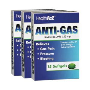 HealthA2Z A2 Softgels 125 Mg Extra Strength Anti Gas