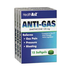 HealthA2Z A2 Softgels 125 Mg Extra Strength Anti Gas