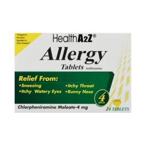 HealthA2Z 4 Mg 4 Hour Allergy Tablets