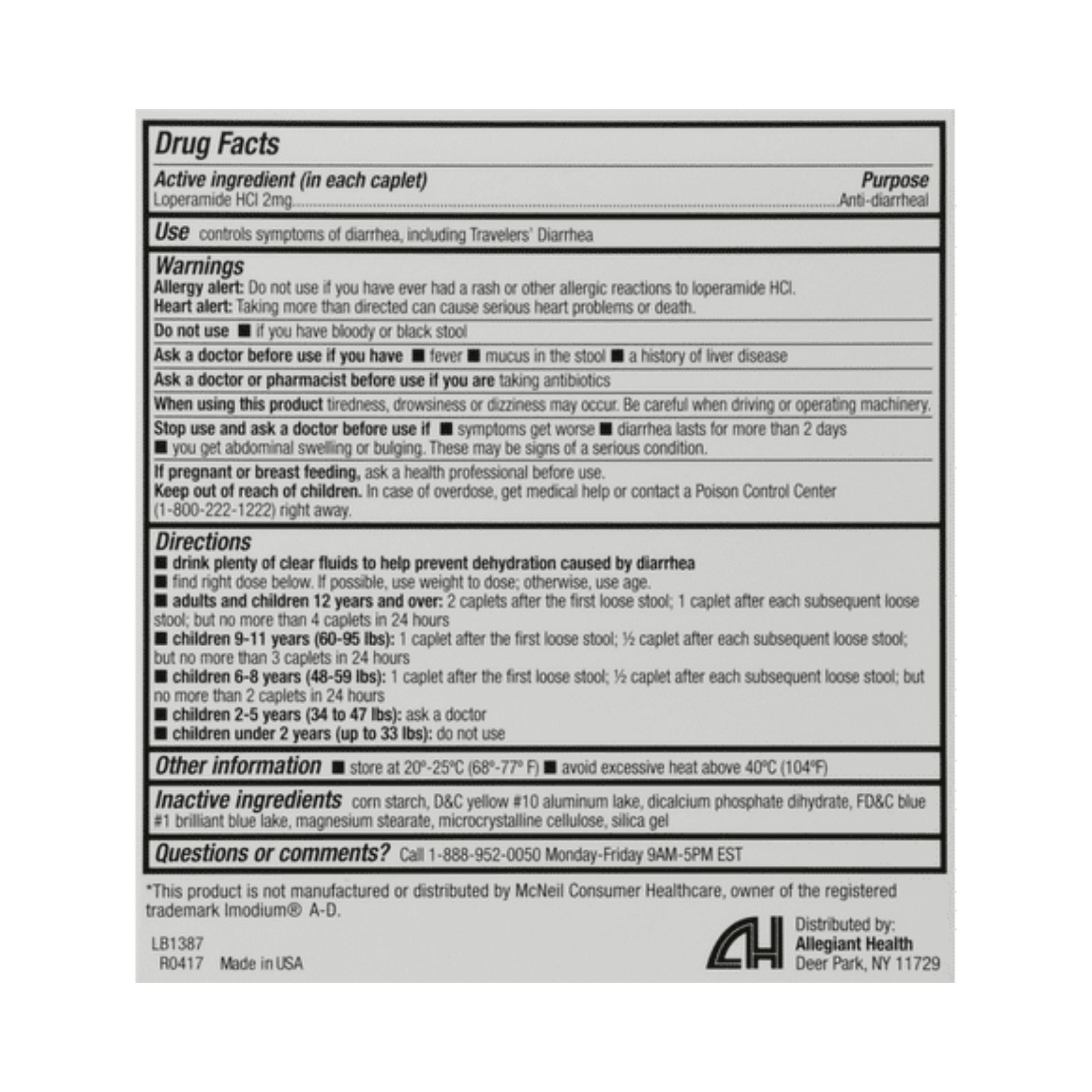 HealthA2Z Caplets Mg Anti-Diarrheal 12 Caplets