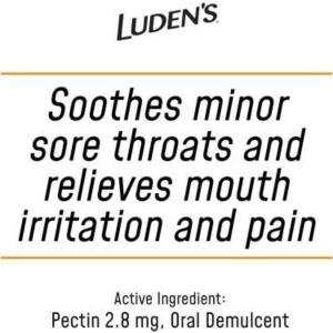 Luden's Deliciously Soothing Throat Drops, Honey Lemon Flavor, 25 Count