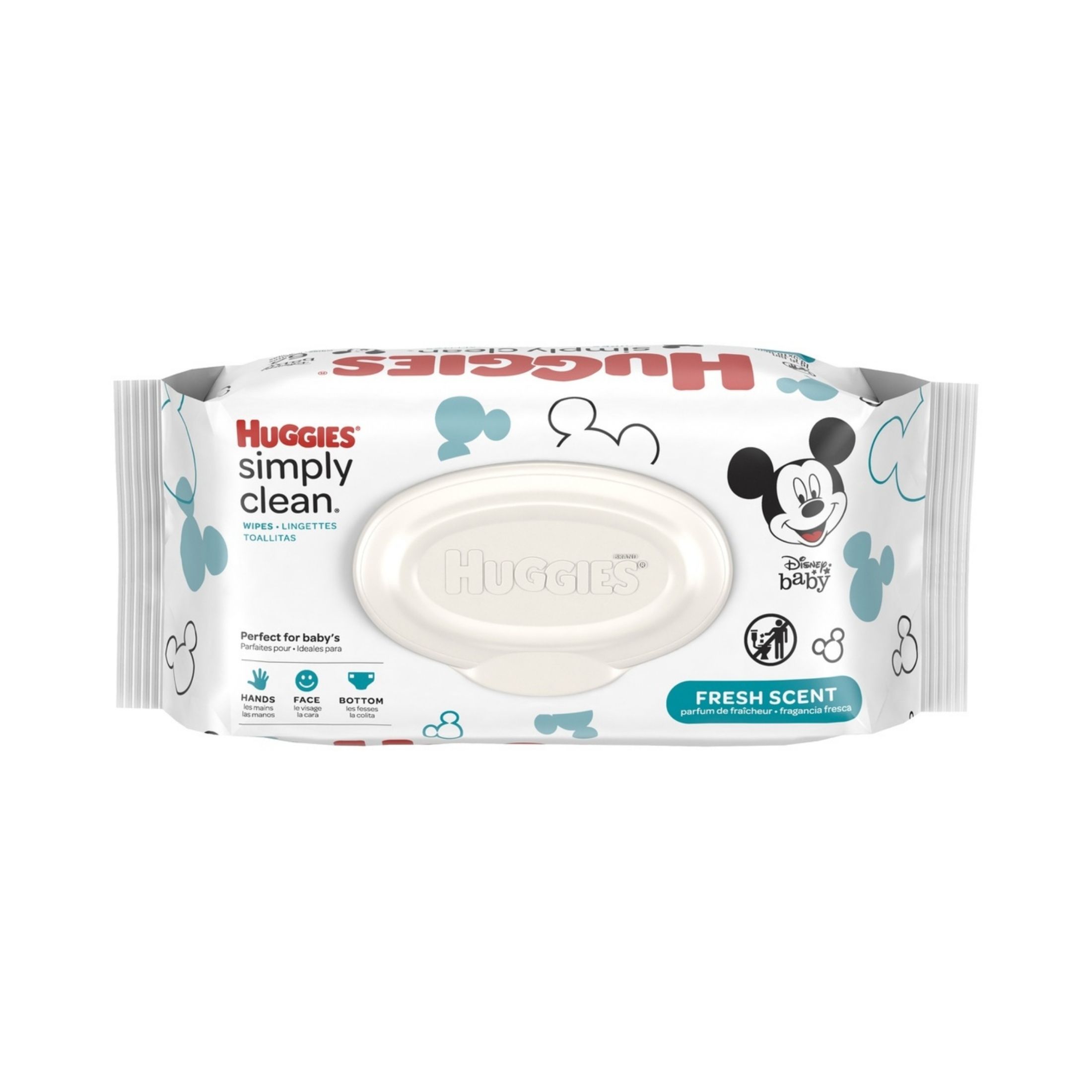Huggies Simply Clean Fresh Scent Baby Wipes Flip-Top Pack