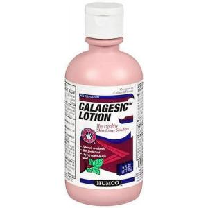 Humco Calagesic Lotion External Analgesic Skin Protectant Pain Itch Relief, 6 Oz