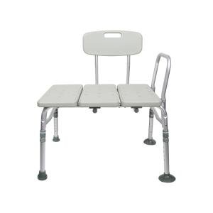 McKesson Knocked Down Bath Transfer Bench Adjustable Height Up To 400 Lbs