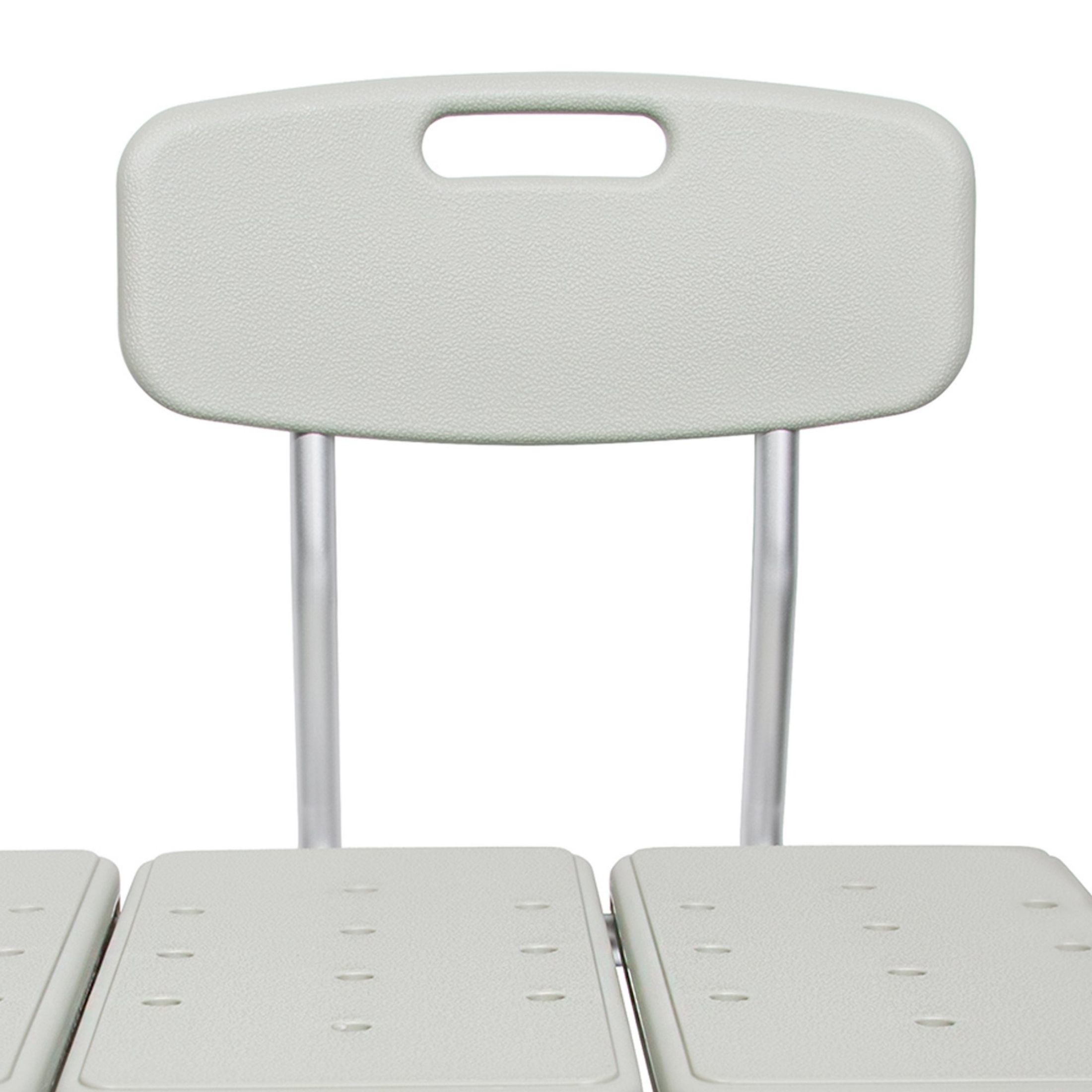 McKesson Knocked Down Bath Transfer Bench Adjustable Height Up To 400 Lbs