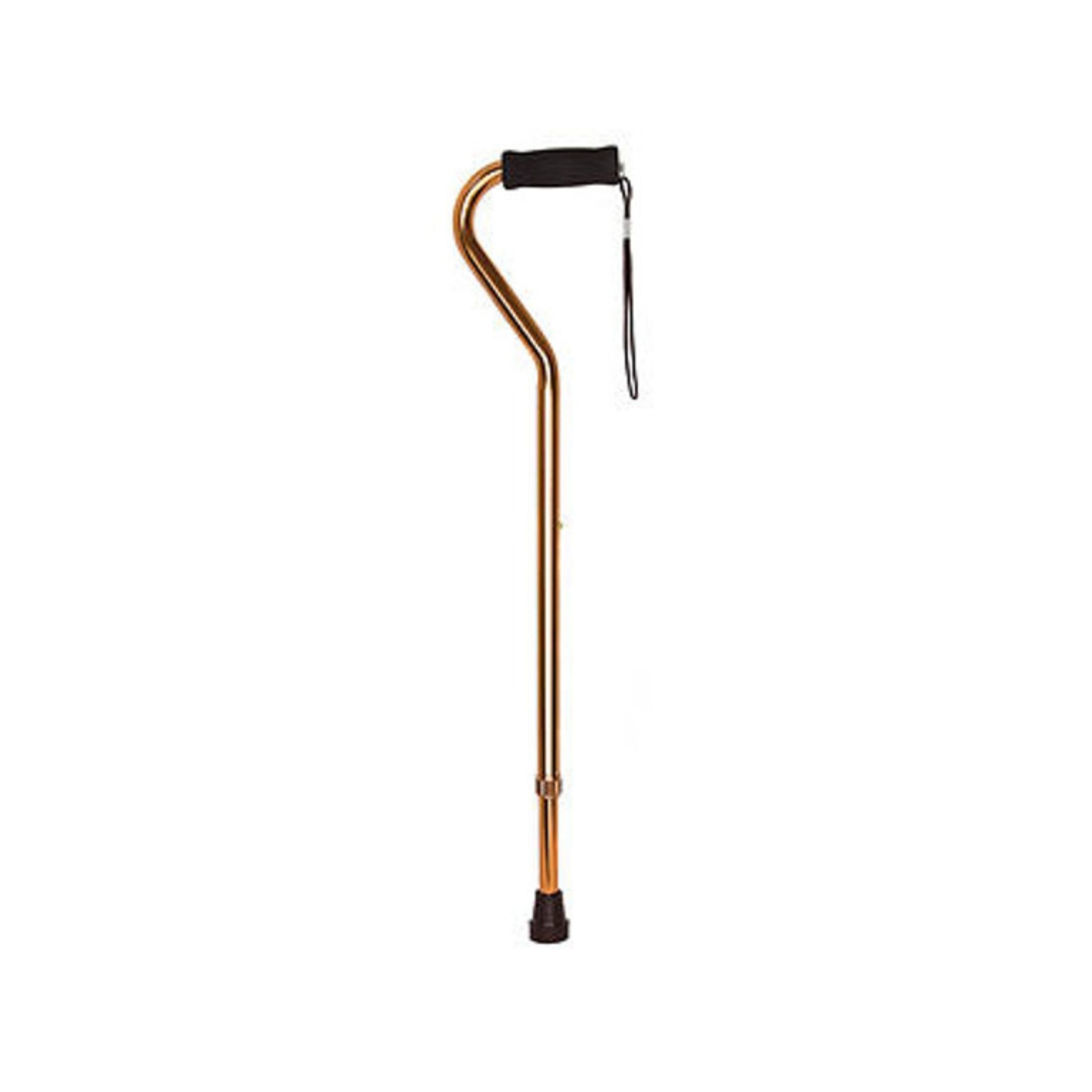 McKesson Offset Cane Aluminum 30 To 39 Inch Height Bronze