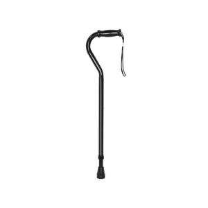 McKesson Offset Cane Steel 29-3/4 To 37-3/4 Inch Height Black, Count Of 1