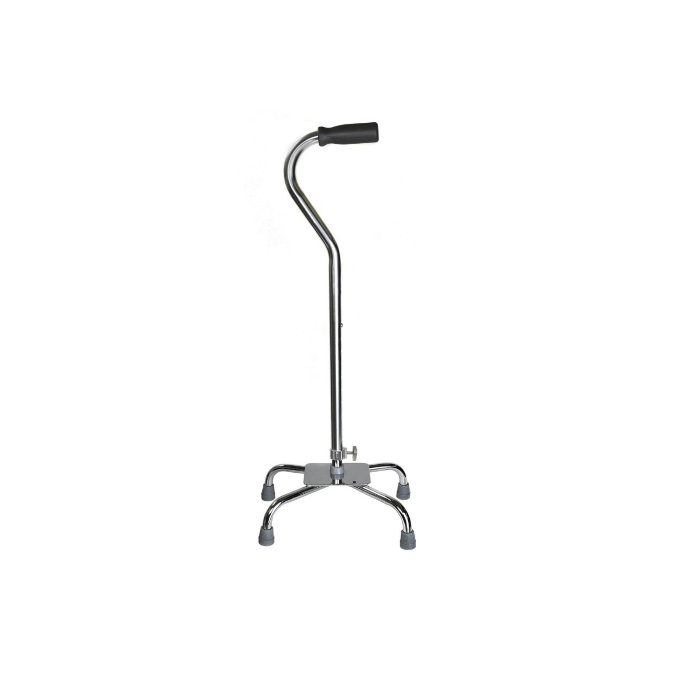 McKesson Large Base Quad Cane, 300 Lbs. Weight Capacity, Chrome