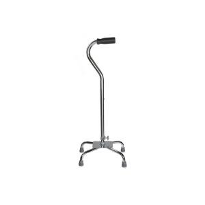 McKesson Large Base Quad Cane, 300 Lbs. Weight Capacity, Chrome