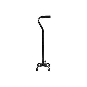 McKesson Small Base Quad Cane - Black