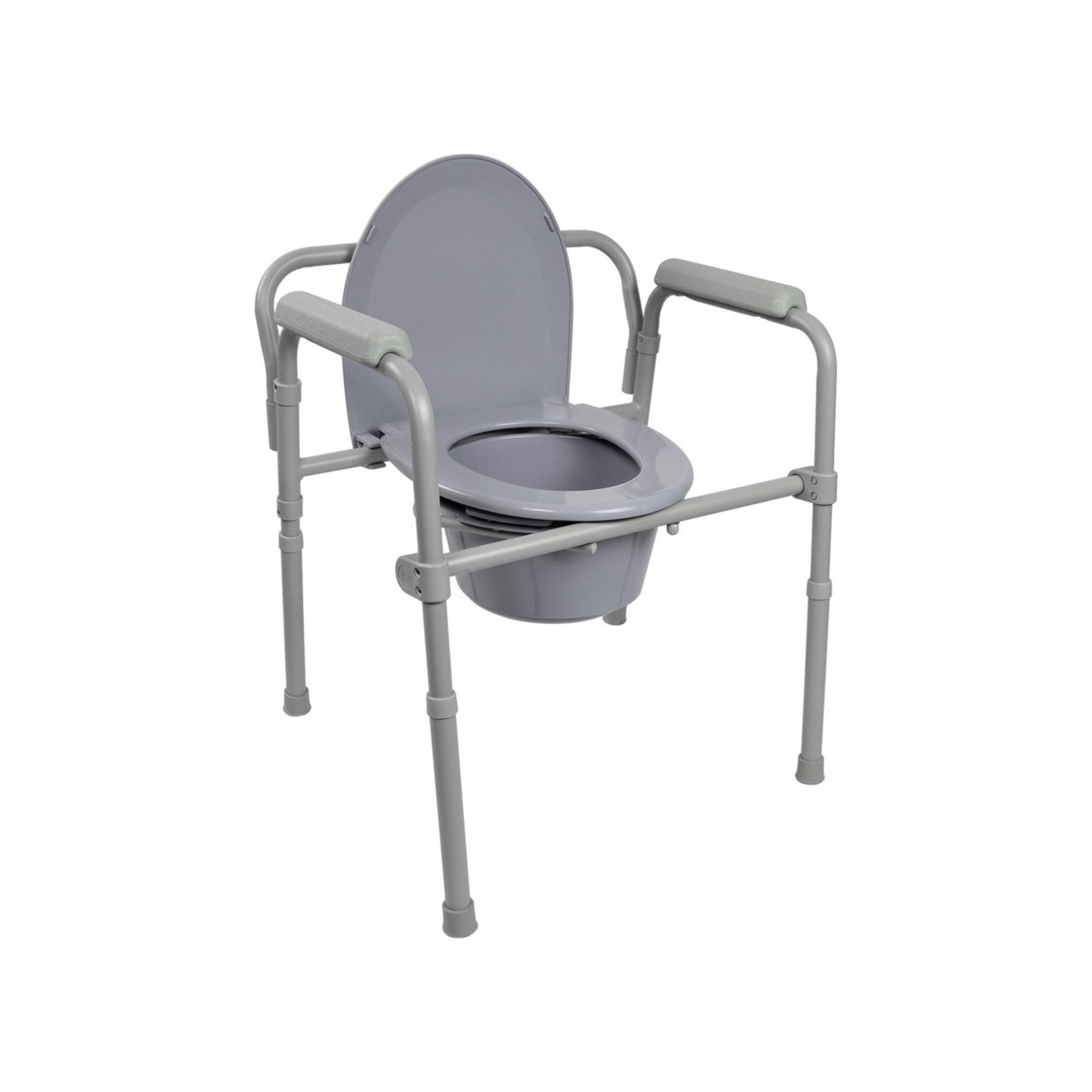 McKesson Folding Commode Chair, 350 Lbs Capacity