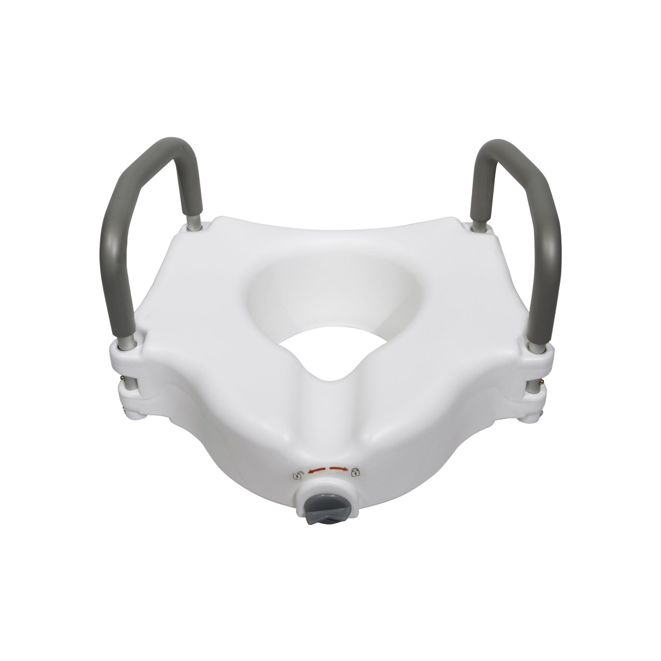 McKesson Raised Toilet Seat, Removable Arms, 5" Height