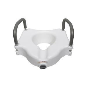 McKesson Raised Toilet Seat, Removable Arms, 5" Height