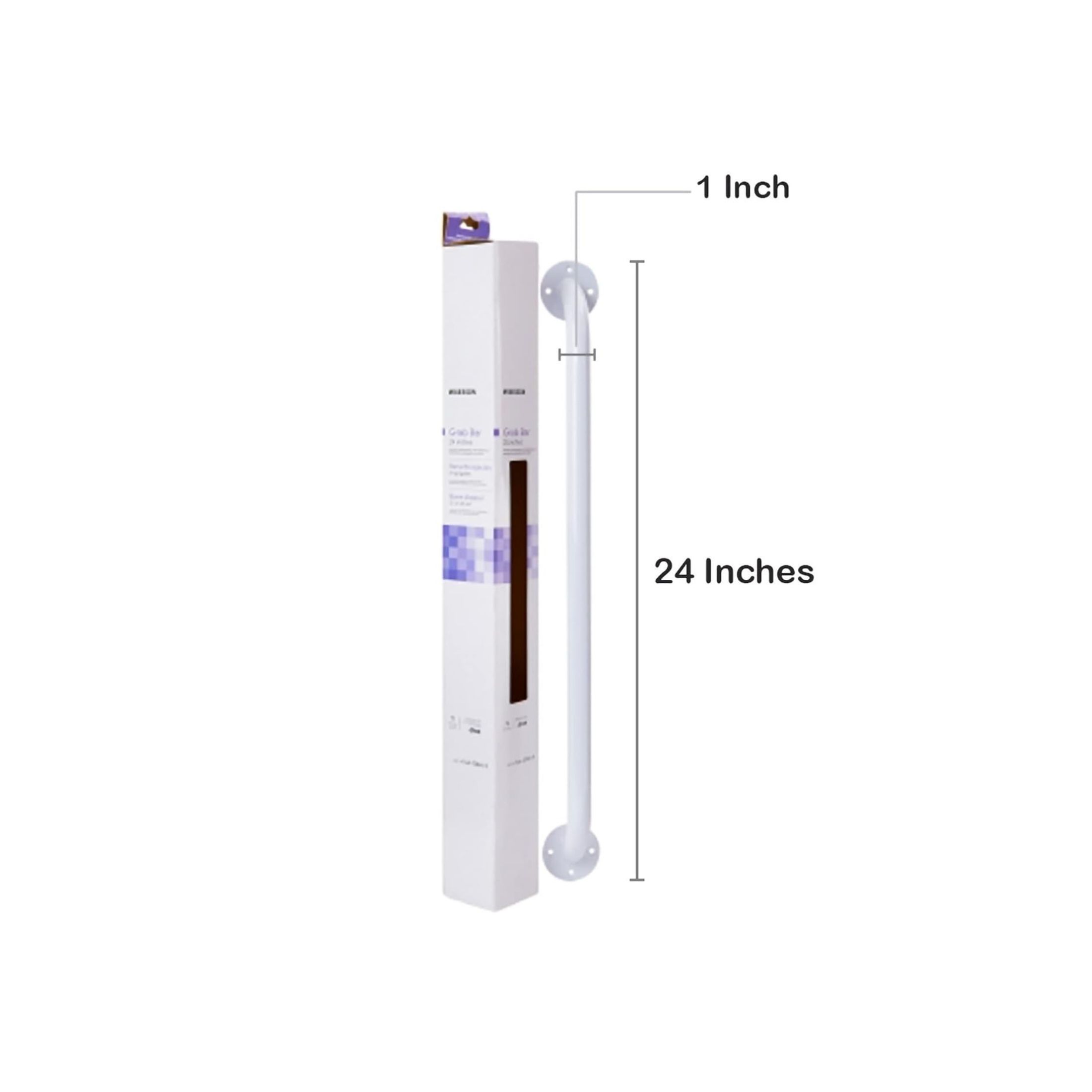 McKesson Wall Grab Bar White Steel