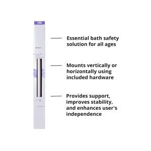 McKesson Wall Grab Bar White Steel