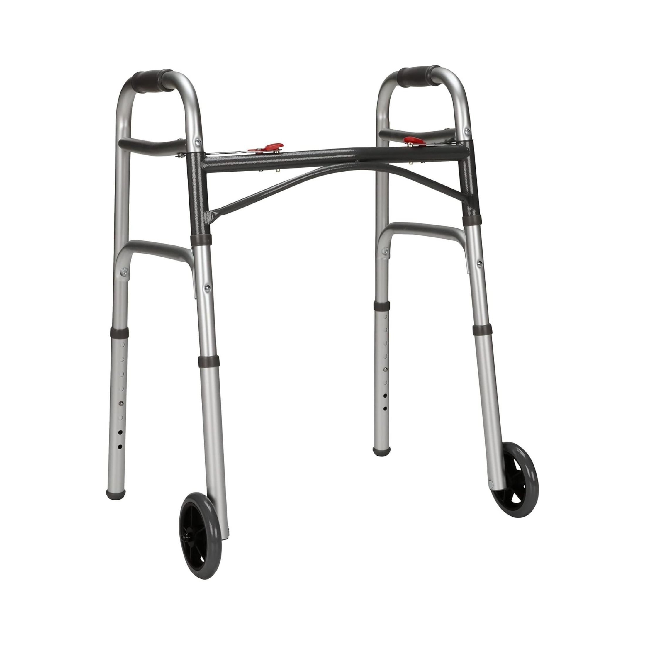 McKesson Drive Folding Walker Junior 350 Lbs. 25 To 32.25 Inch