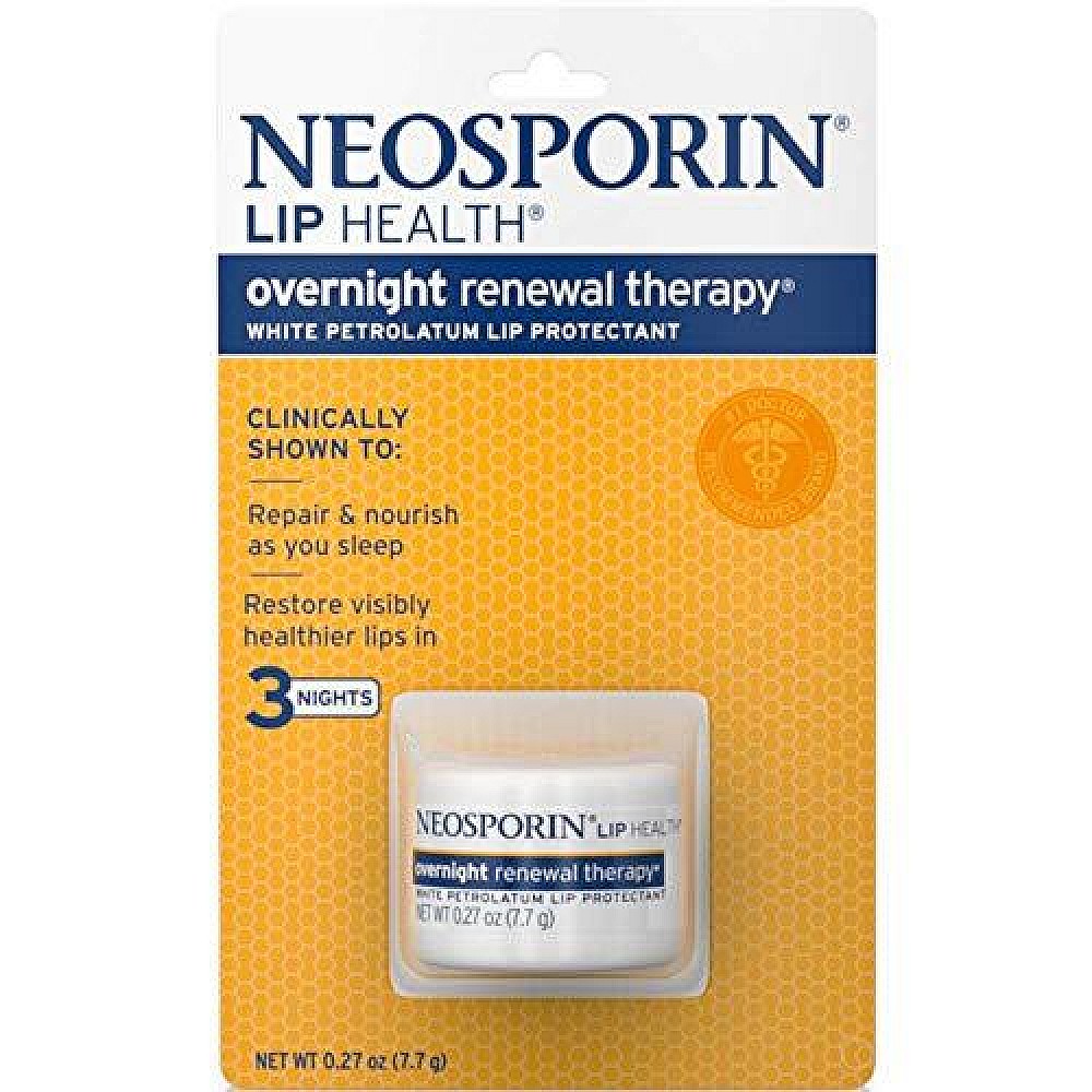 Neosporin Lip Health Overnight Renewal Therapy 0.27 Oz