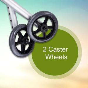 McKesson Universal Walker Wheels 5 Inch, 1 Pair