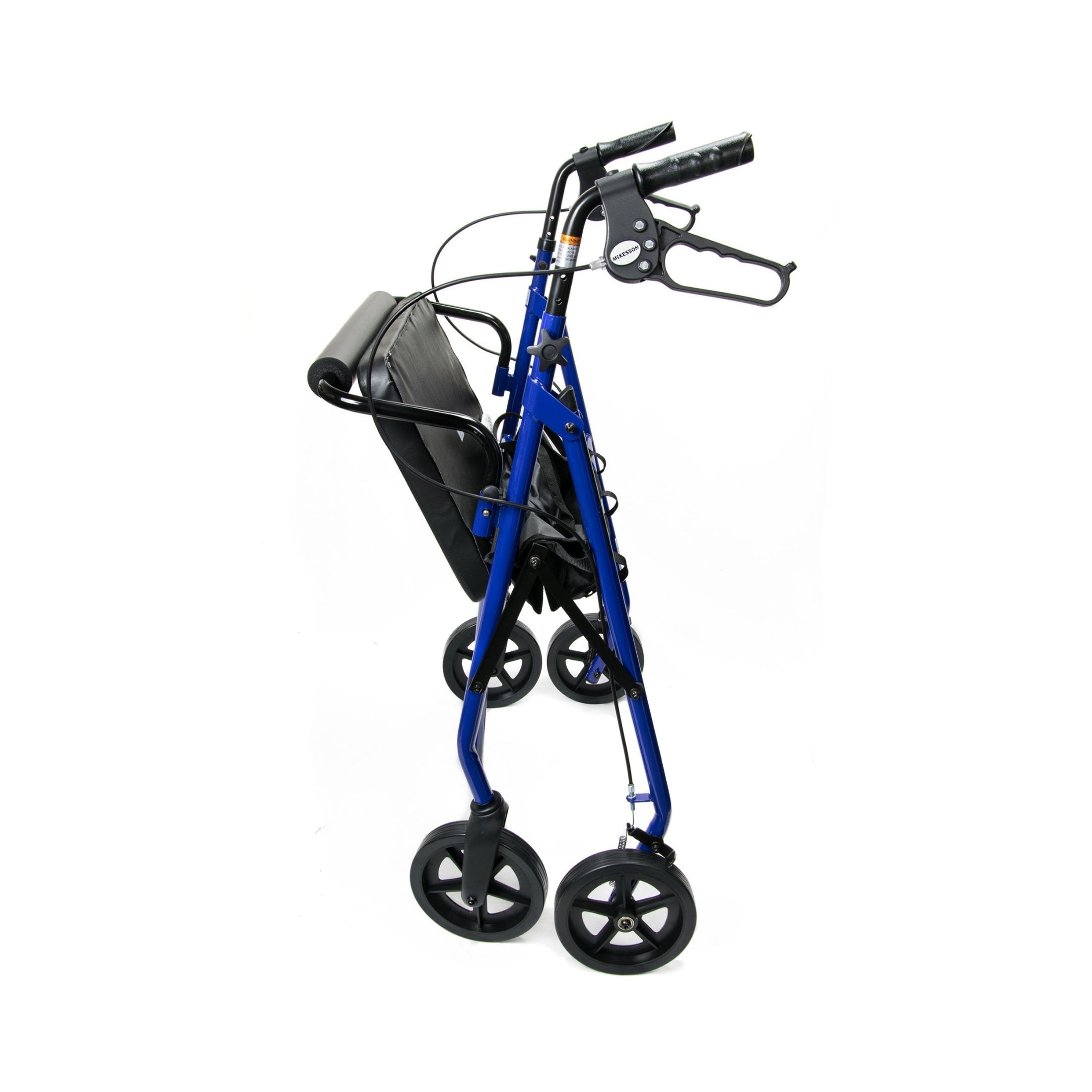 McKesson 4 Wheel Rollator - Blue/Black
