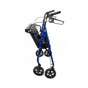 McKesson 4 Wheel Rollator - Blue/Black