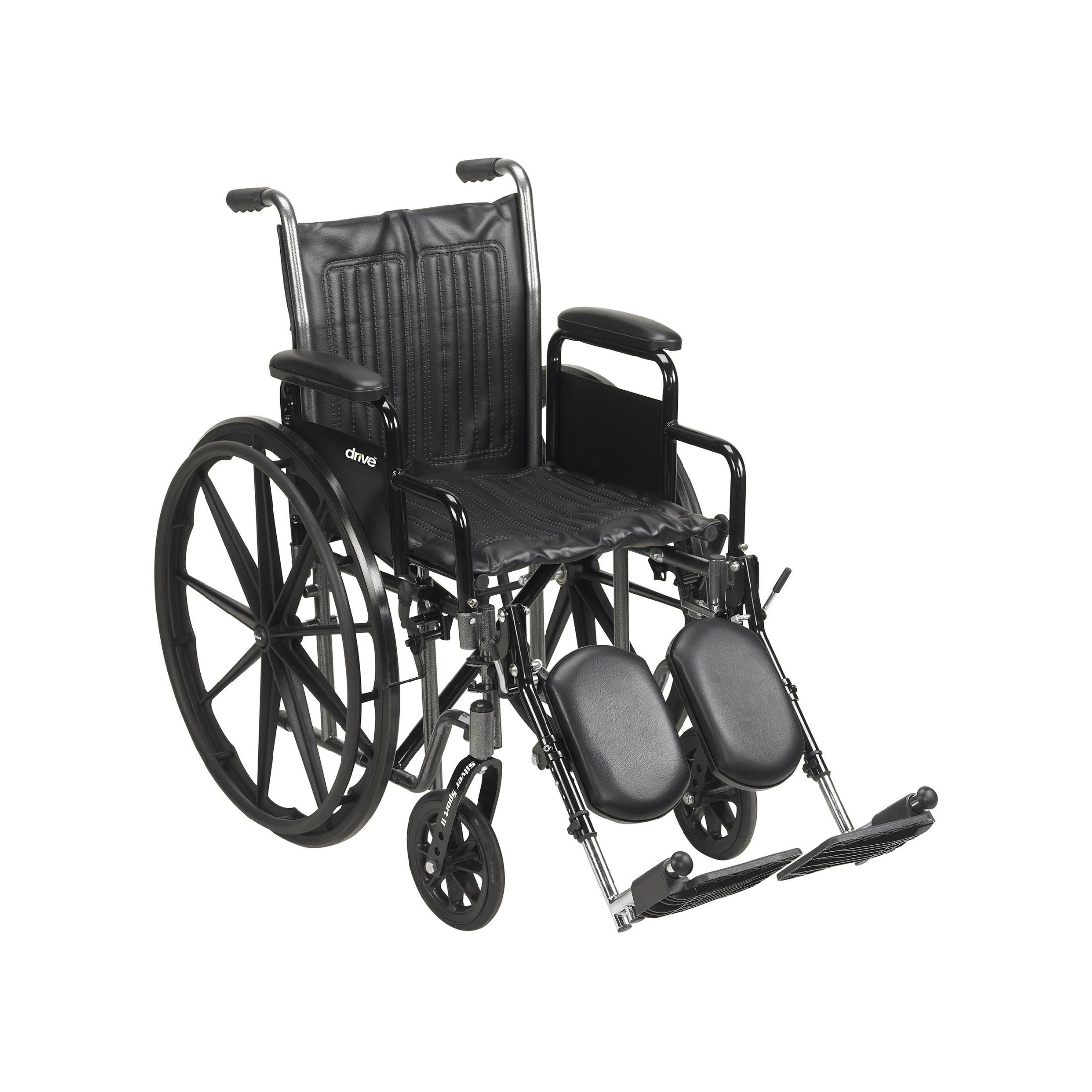 McKesson Wheelchair, 16 Inch Seat Width, 250 Lbs. Weight Capacity