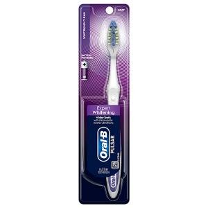 Oral-B 3D White Luxe Pulsar Battery Powered Toothbrush Soft