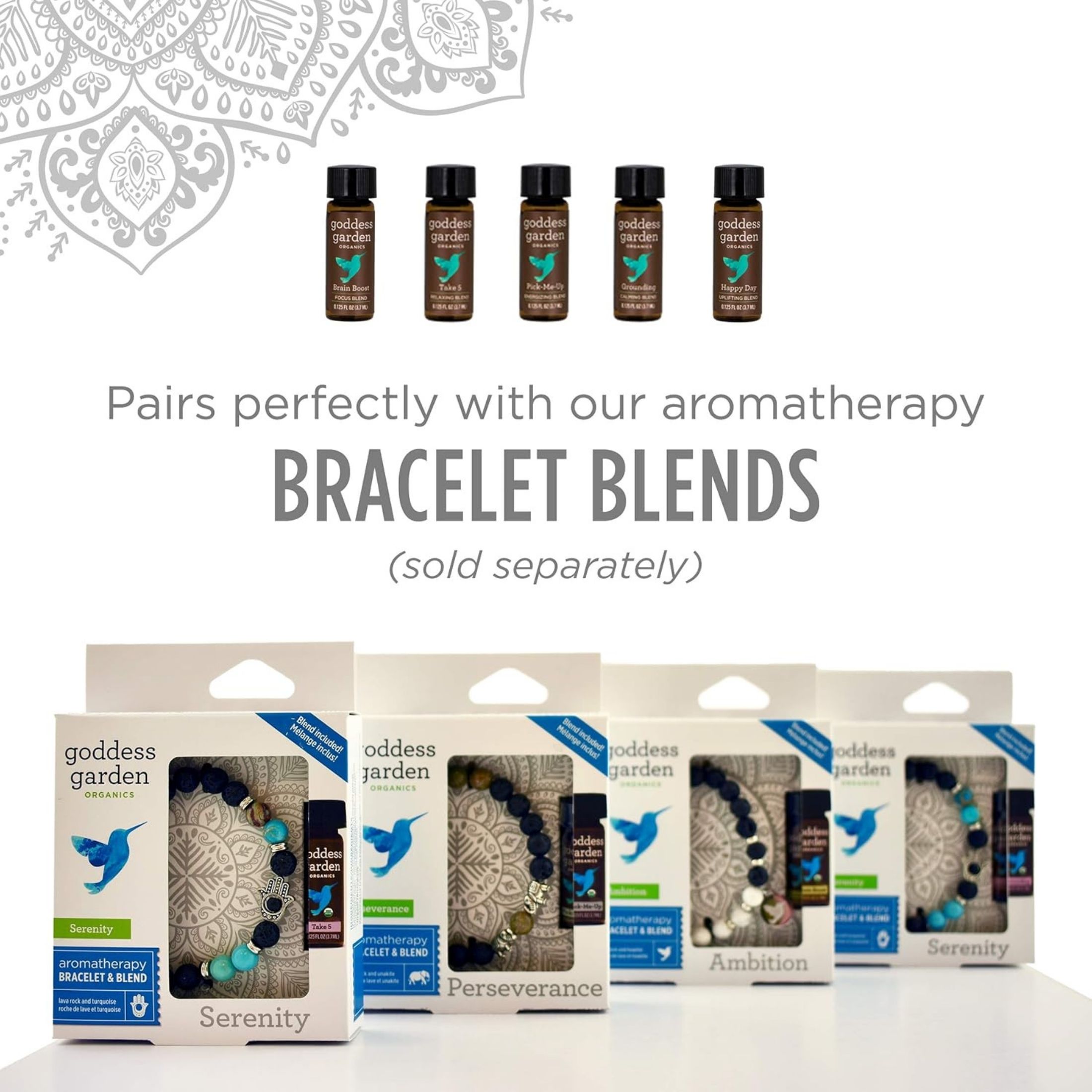 Goddess Garden Aromatherapy Bracelet - Perseverance