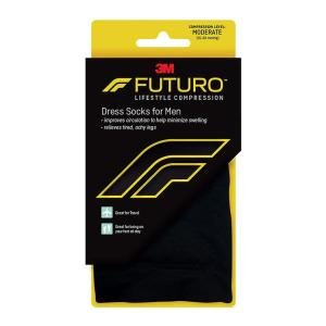 Futuro Revitalizing Dress Socks For Men Moderate Medium/Black