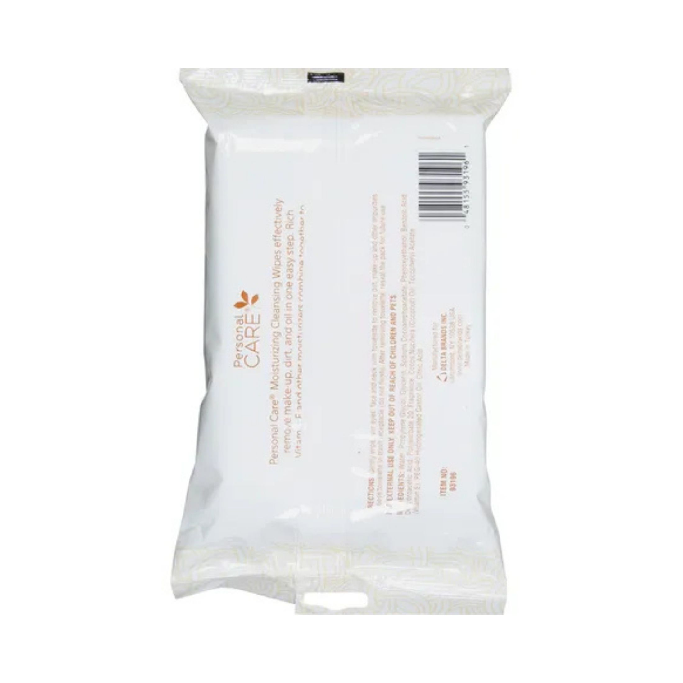 Personal Care Cleansing Wipes, Coconut Oil