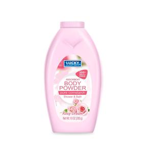 Lucky Super Soft Body Powder, Rosy Dream, Absorbent 10 Oz
