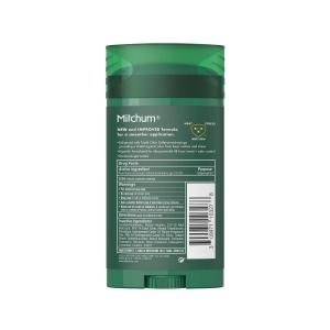 Mitchum Antiperspirant Deodorant Stick For Men, Triple Odor Defense Invisible Solid, 48 Hr Protection, Dermatologist Tested, Clean Control, 2.7 Oz
