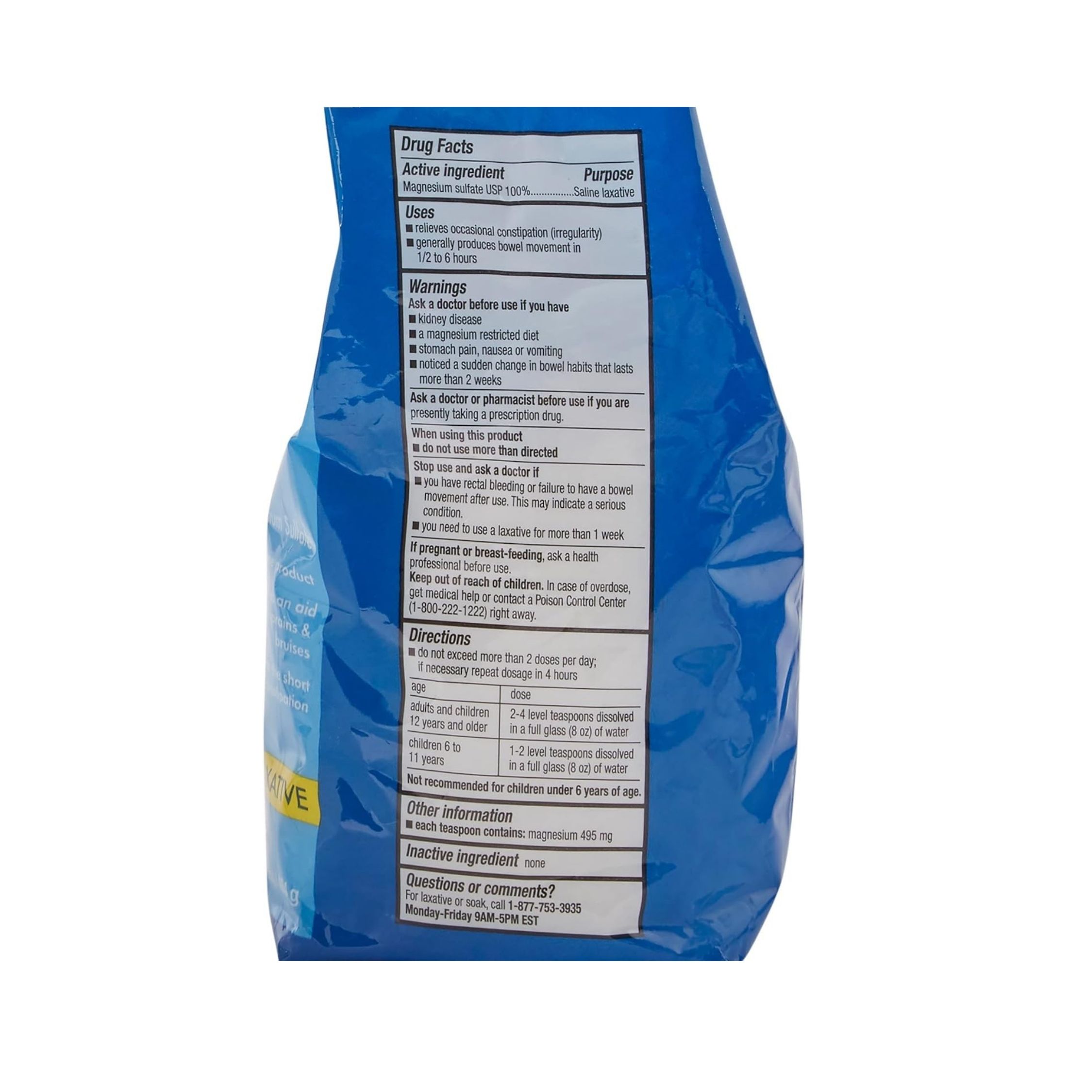 Sunmark Epsom Salt Saline Laxative, 1 Lb